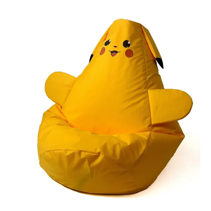 Pikachu жълта чанта Sako пуф XL 130 x 90 см