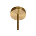Полилей DKD Home Decor 64 x 64 x 64 cm Кристал Златен Метал