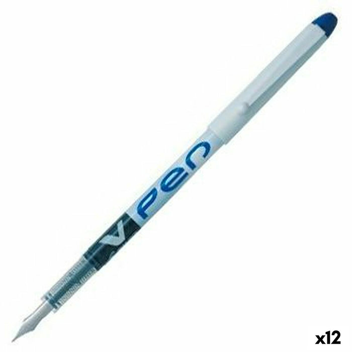 Писалка с течно мастило Pilot V Pen Перо за калиграфия за еднократна употреба Син 0,4 mm (12 броя)