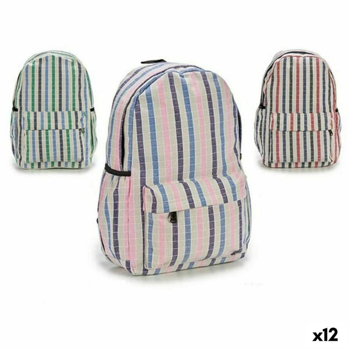Училищна чанта Pincello Многоцветен 13 x 45 x 31 cm 31 x 45 x 13 cm Райета (12 броя)
