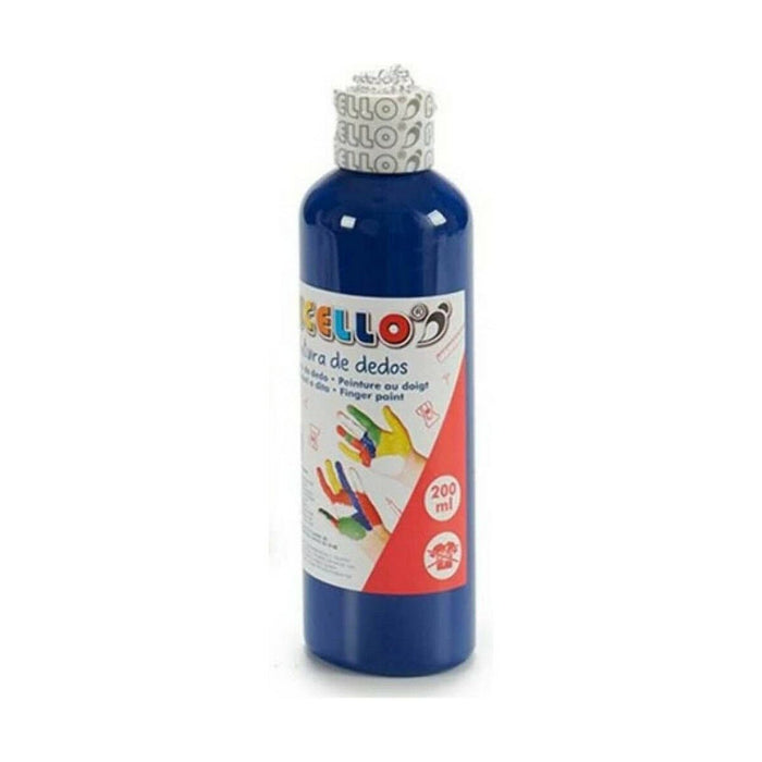 Живопис с Пръсти Pincello Син 200 ml (12 броя)