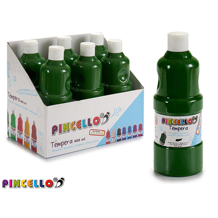 Темпери Pincello Тъмнозелено 400 ml (6 броя)