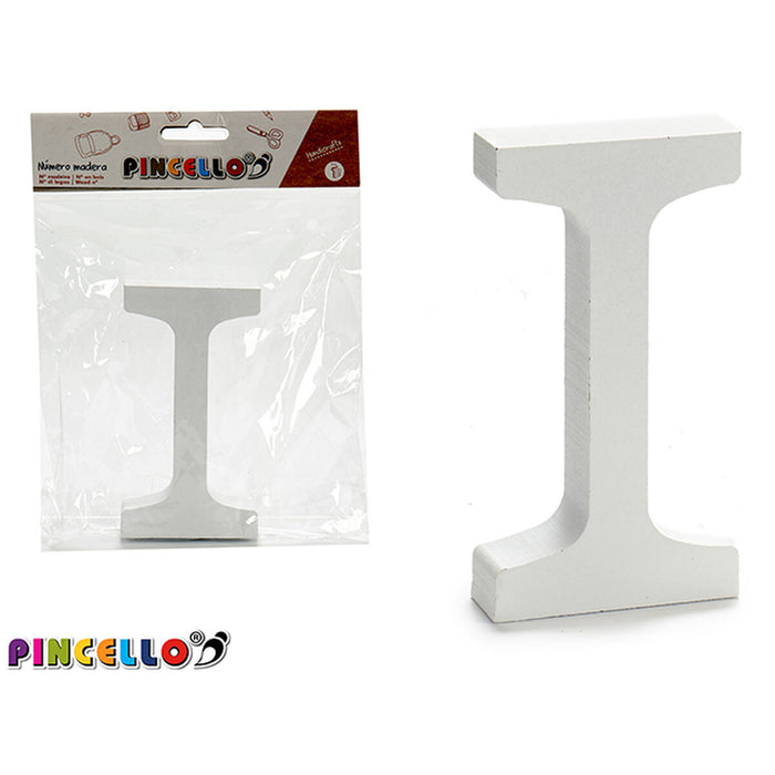 Декорация за стена Pincello 2 x 16 x 14,5 cm Писмо I (24 броя)