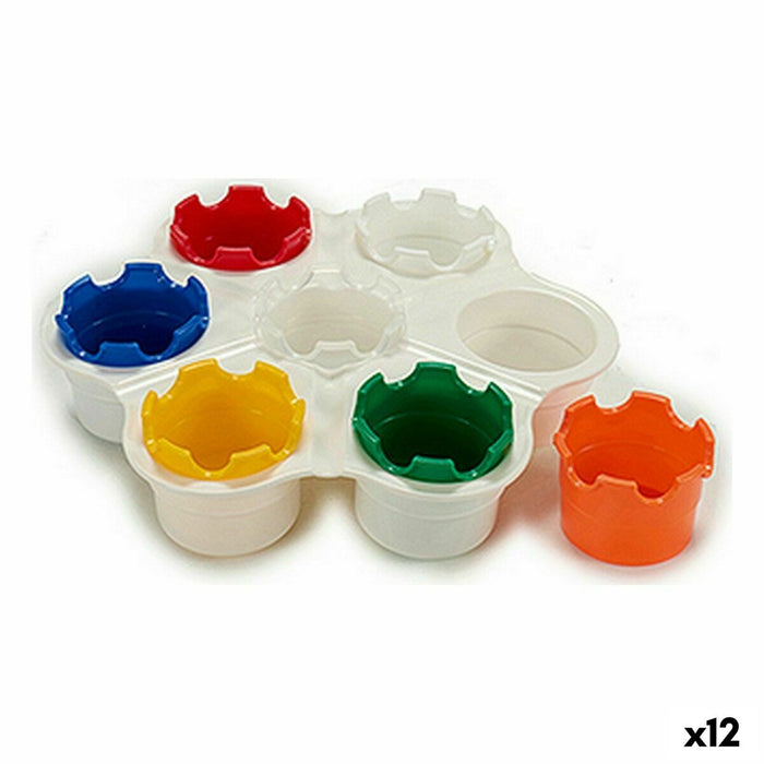 Палитра Pincello Многоцветен Пластмаса 23 x 6 x 25 cm Живопис с Пръсти (12 броя)