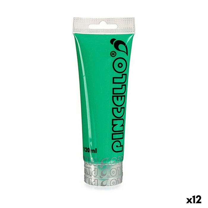 Акрилна боя Pincello Светло Зелено 120 ml (12 броя)