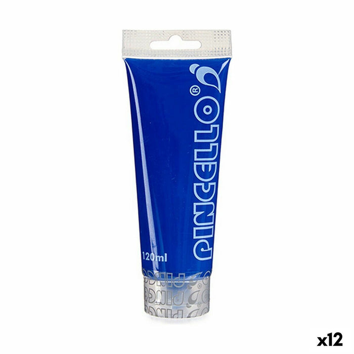 Акрилна боя Pincello Тъмно синьо 120 ml (12 броя)
