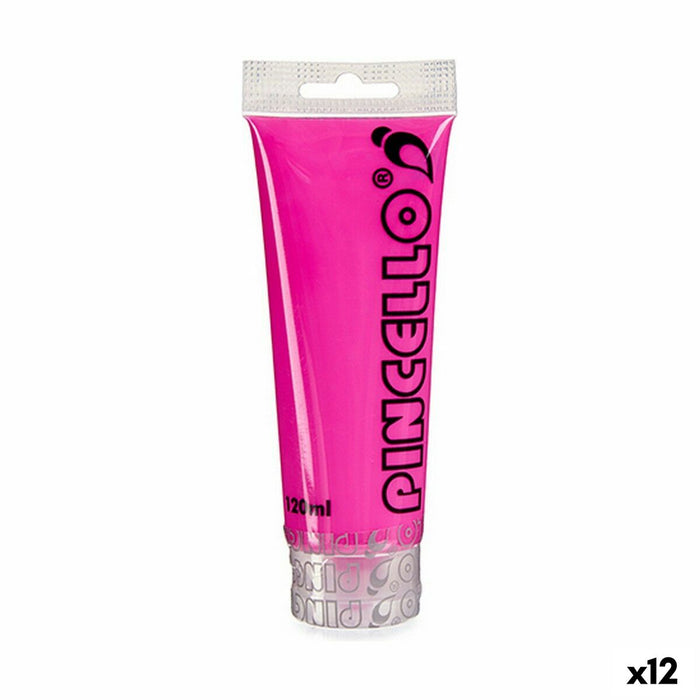 Акрилна боя Pincello Пурпурен цвят 120 ml (12 броя)