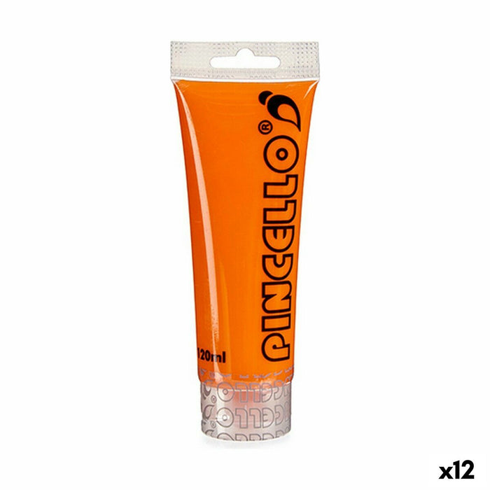 Акрилна боя Pincello Оранжев 120 ml (12 броя)