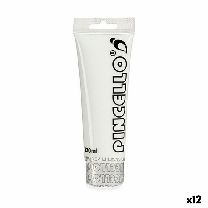 Акрилна боя Pincello Бял 120 ml (12 броя)