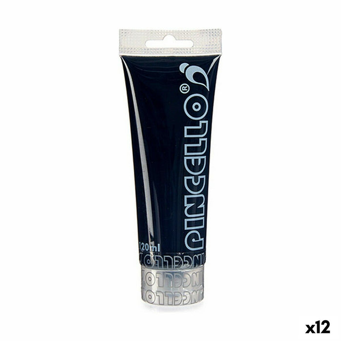 Акрилна боя Pincello Черен 120 ml (12 броя)