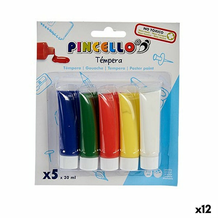 Темпери Pincello Многоцветен 30 ml (12 броя)