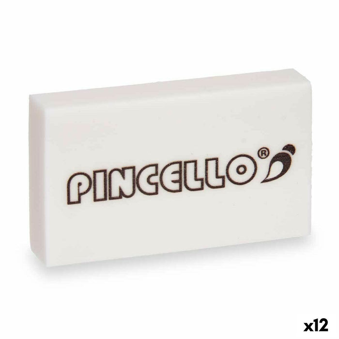 Гума Pincello Бял 9 x 16 x 1,5 cm (12 броя)