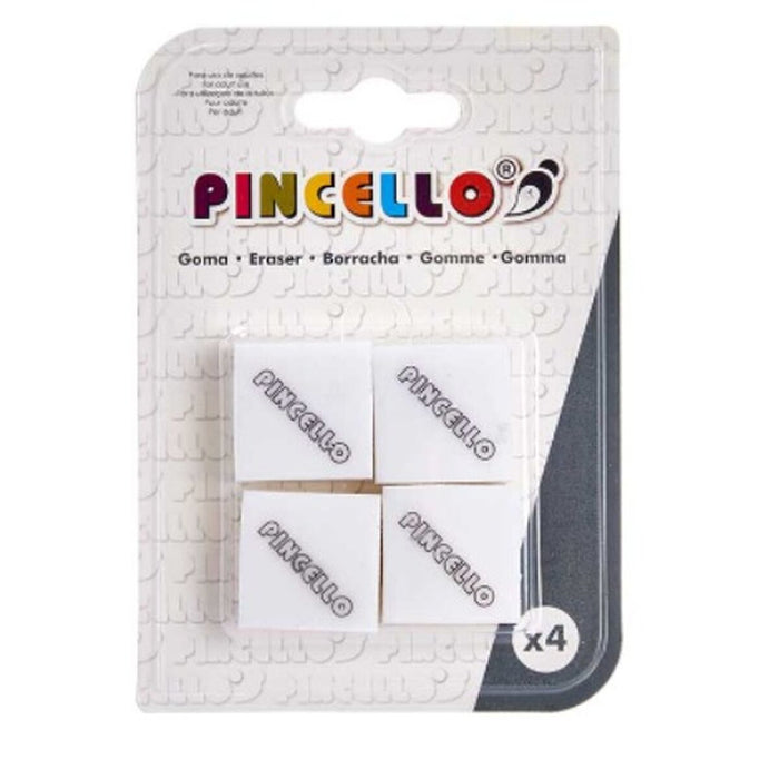 Комплект Гумички Pincello Бял 9,5 x 13,5 x 2 cm (12 броя)