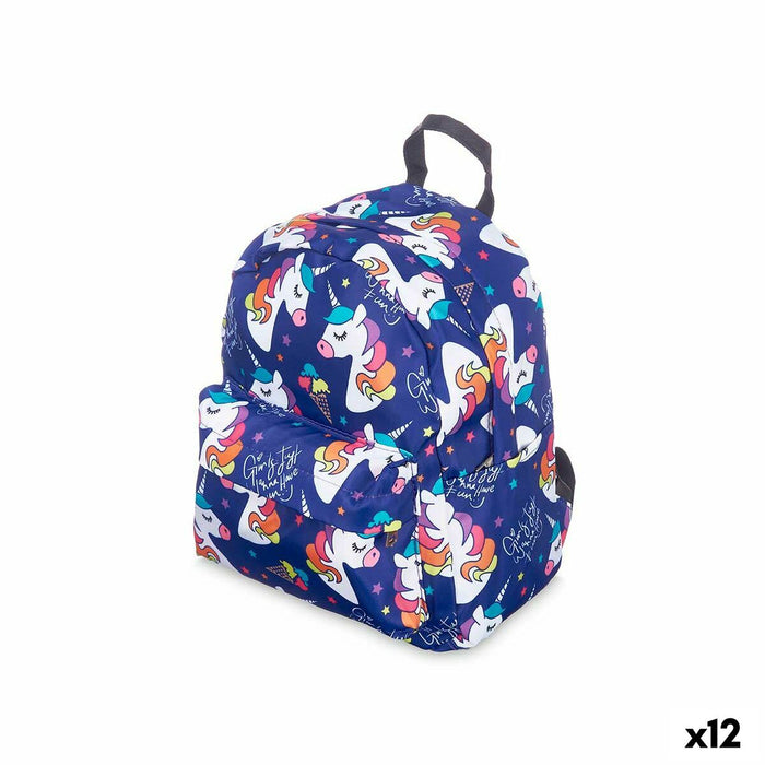 Училищна чанта Pincello Многоцветен 28 x 12 x 22 cm 22 x 28 x 12 cm Еднорог (12 броя)