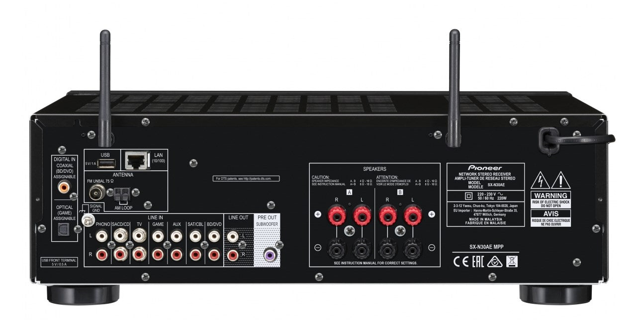 Pioneer SX-N30AE 2.0 канала стерео сребрист