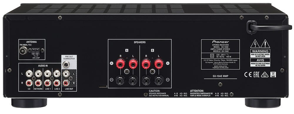 Pioneer SX-10AE 45 W 4.1 канала стерео Черен