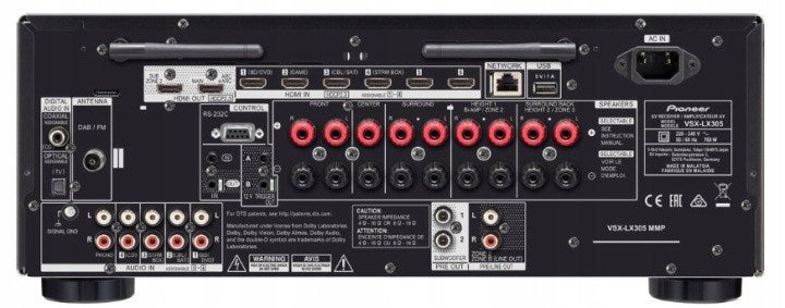 Домашно кино приемник Pioneer VSX-LX505, черен