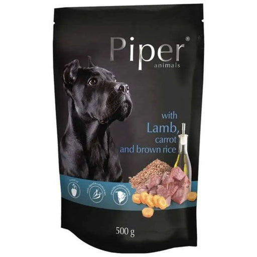 PIPER Animals с агнешко морков и кафяв ориз - мокра храна