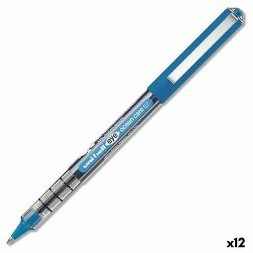 Писалка с течно мастило Uni-Ball Eye Ocean Care Син 0,7 mm
