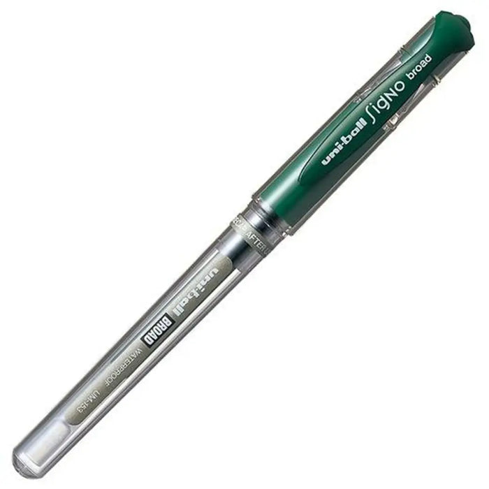 Писалка с течно мастило Uni-Ball Signo Broad UM-153 W Зелен