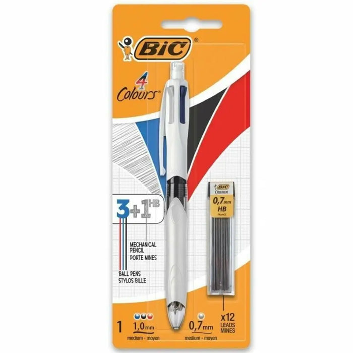 Писалка с течно мастило Bic 4 Colours 942103 Син
