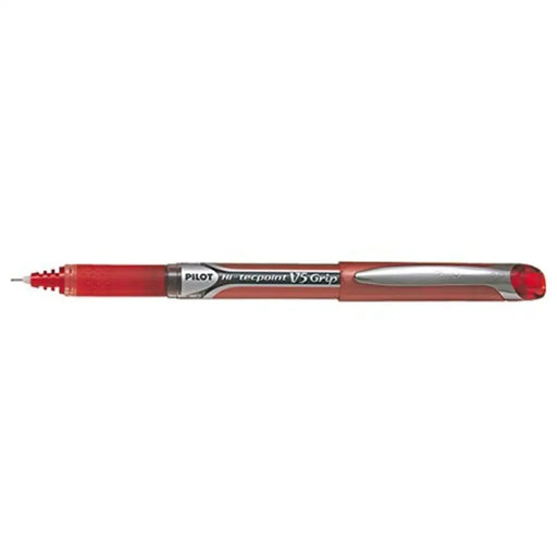 Писалка с течно мастило Pilot V-5 GRIP HI-TECPOINT Червен