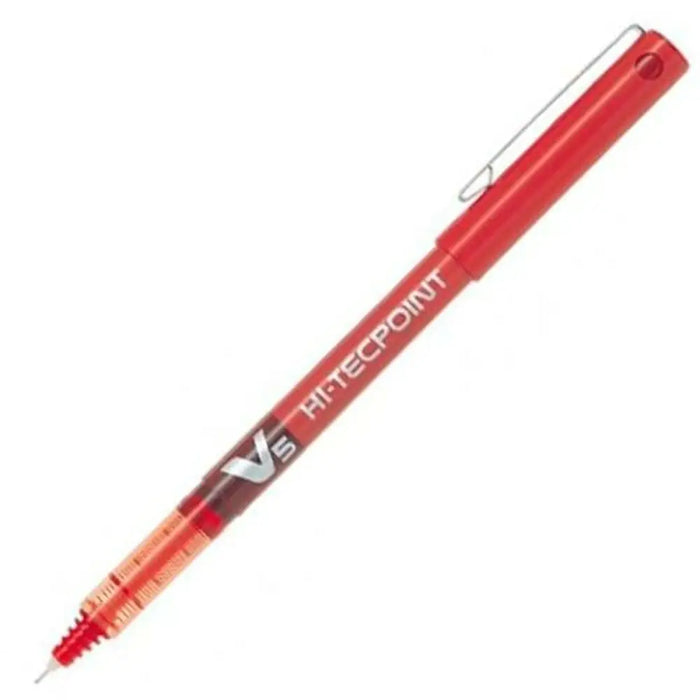 Писалка с течно мастило Pilot V-5 Hi-Tecpoint Червен 0,3 mm