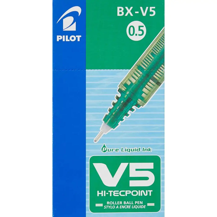 Писалка с течно мастило Pilot V-5 Hi-Tecpoint Зелен 0,3 mm
