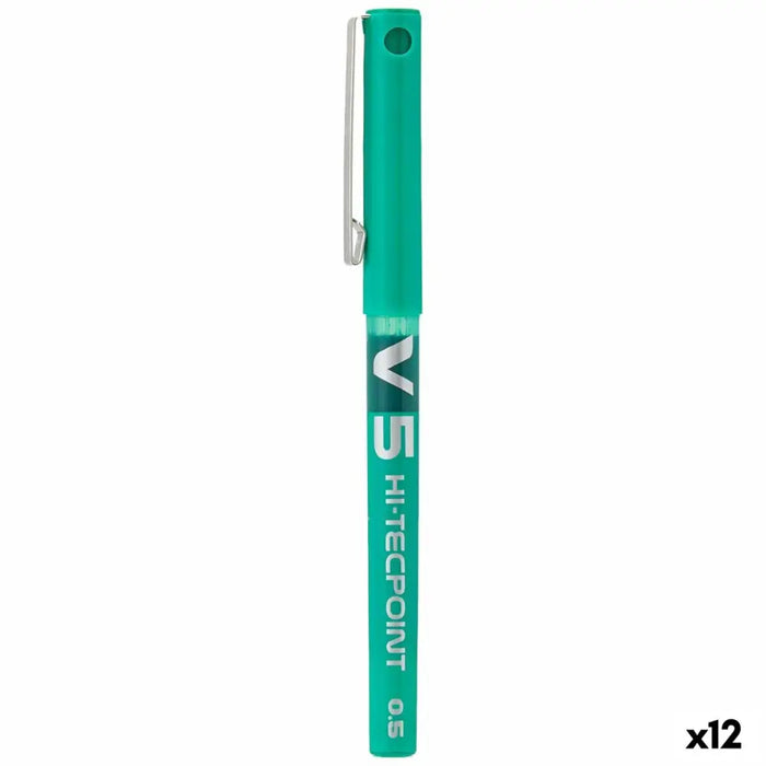Писалка с течно мастило Pilot V-5 Hi-Tecpoint Зелен 0,3 mm