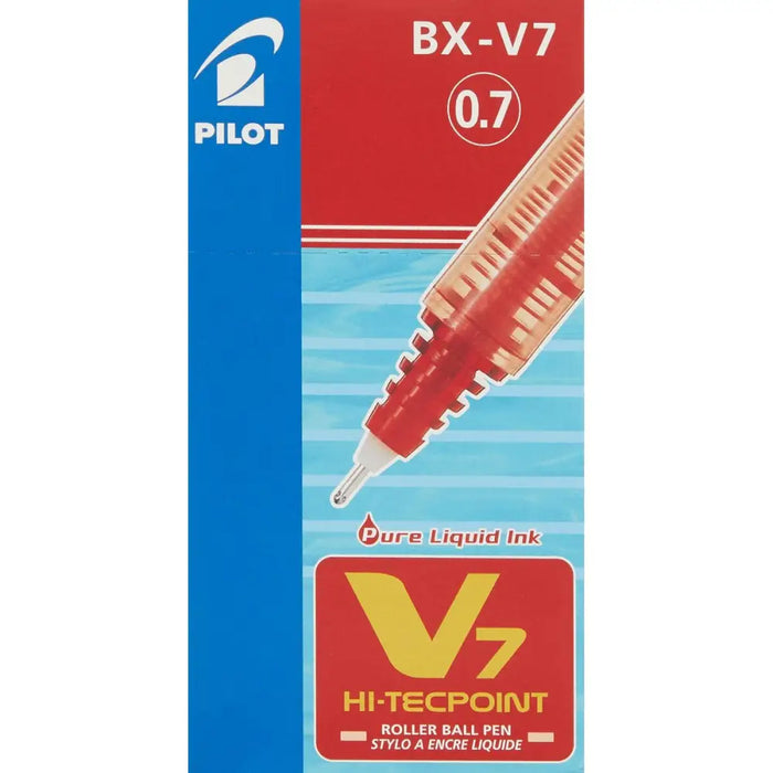 Писалка с течно мастило Pilot V7 Hi-Tecpoint Червен 0,5 mm