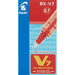 Писалка с течно мастило Pilot V7 Hi-Tecpoint Червен 0,5 mm