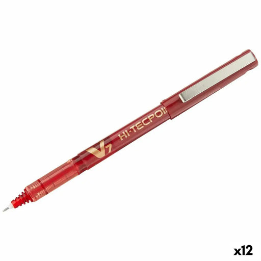 Писалка с течно мастило Pilot V7 Hi-Tecpoint Червен 0,5 mm