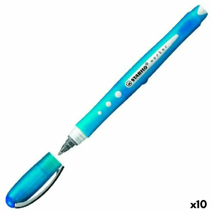 Писалка с течно мастило Stabilo Roller Worker Син 0,5 mm
