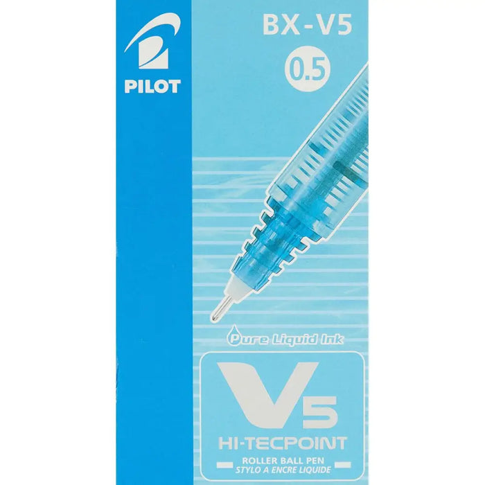 Писалка с течно мастило Pilot V-5 Hi-Tecpoint Светло син