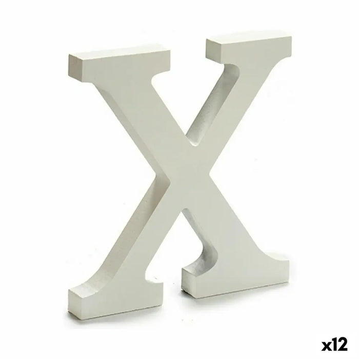 Писмо Pincello 1711024 X Бял 1,8 x 21 x 17 cm (12 броя)