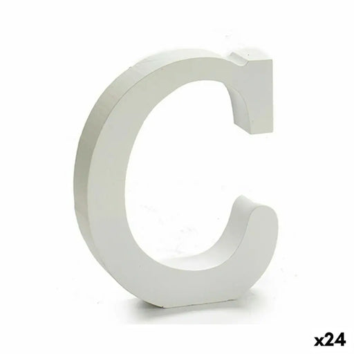 Писмо Pincello 1711039 C Бял Дървен 2 x 11 cm 2 x 16 x 14,5