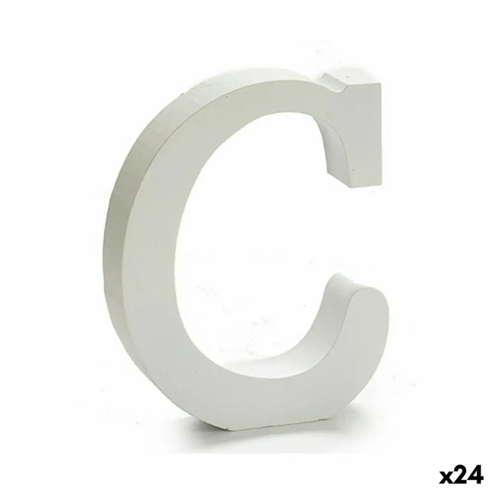 Писмо Pincello 1711039 C Бял Дървен 2 x 11 cm 2 x 16 x 14,5