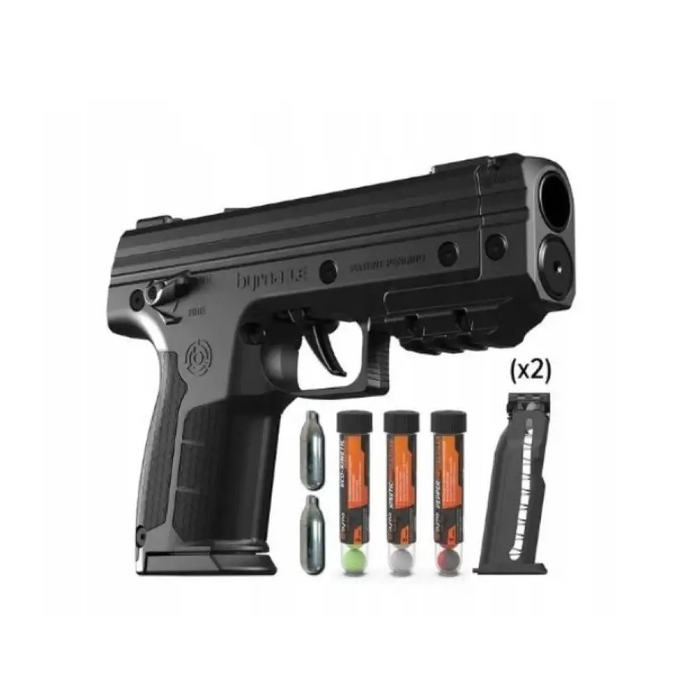 Пистолет BYRNA LE BLACK калибър.68 CO2-12g комплект