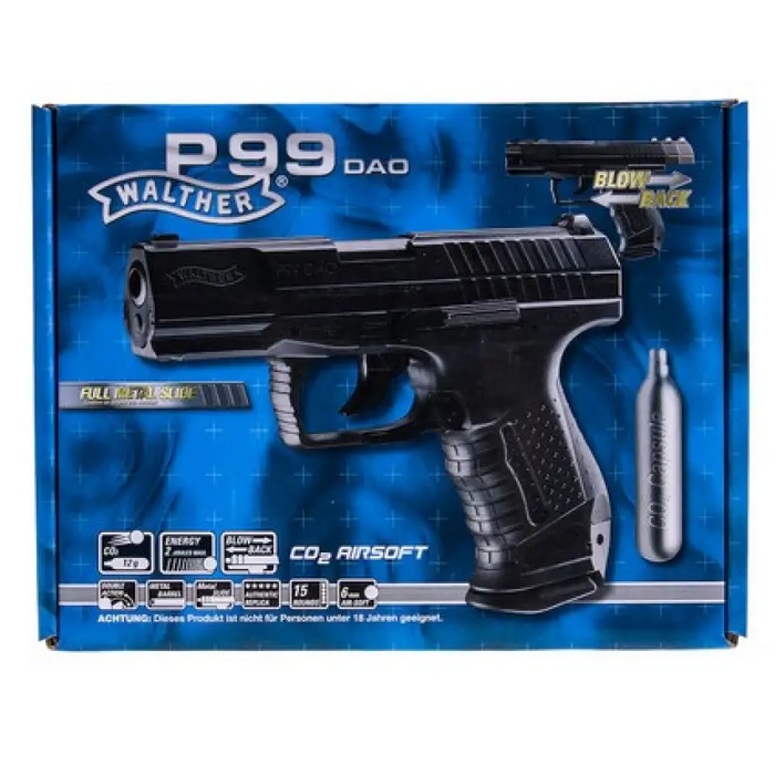 Пистолет Walther P99 DAO GBB CO2 ASG