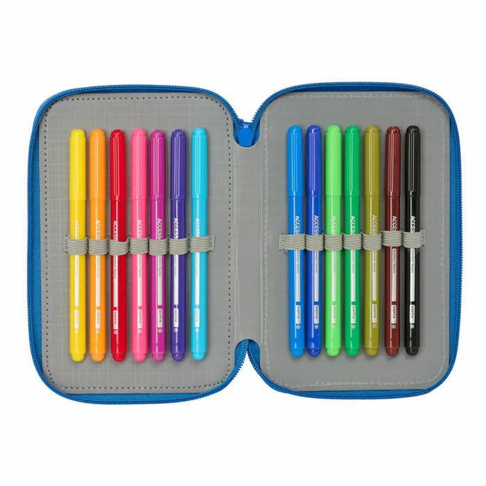 Пътническа Чанта Superman Син 12,5 x 19,5 x 5,5 cm 37 Части