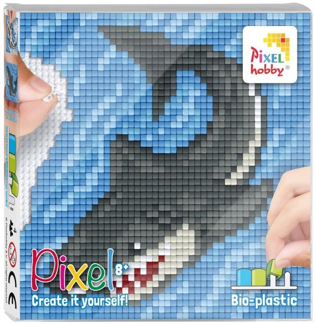 Креативен комплект с пиксели Pixelhobby Classic - Акула