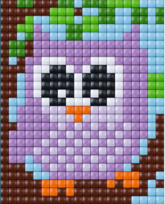 Креативен комплект с пиксели Pixelhobby - XL, Бухал