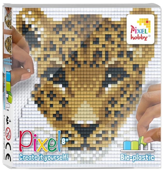 Креативен комплект с пиксели Pixelhobby - Леопард