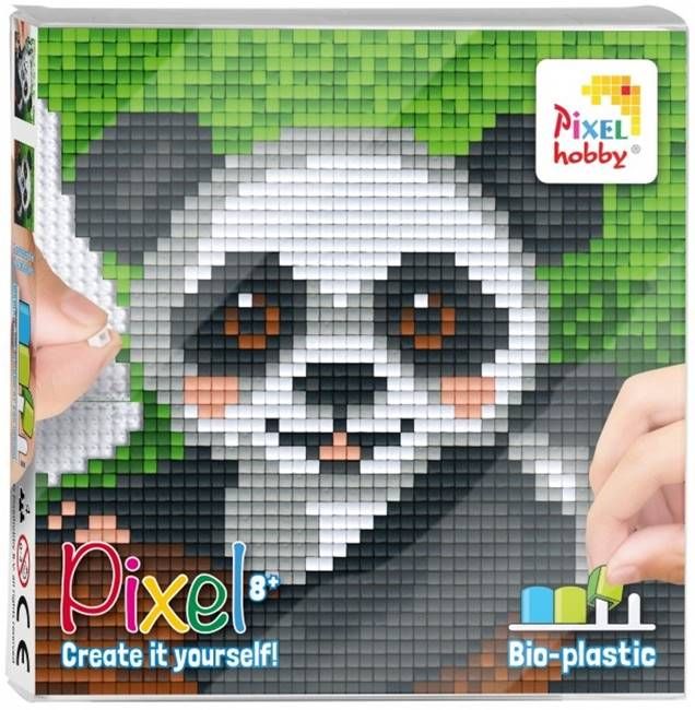 Креативен комплект с пиксели Pixelhobby Classic - Панда