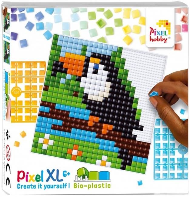 Креативен комплект с пиксели Pixelhobby - XL, Тукан
