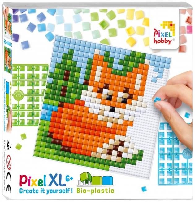 Креативен комплект с пиксели Pixelhobby - XL, Лисица