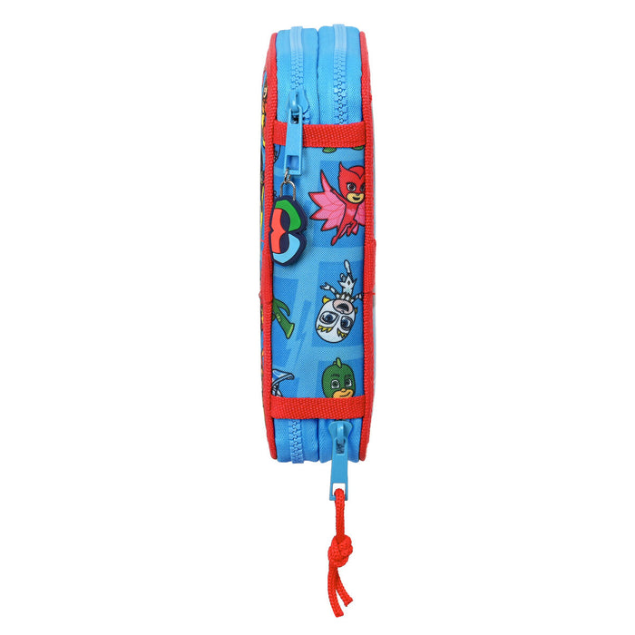 Двоен Несесер PJ Masks Син 12.5 x 19.5 x 4 cm (28 Части)