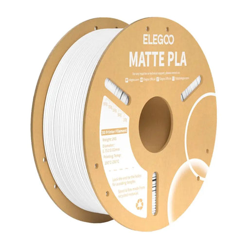 PLA Matte ELEGOO Filament (бял)
