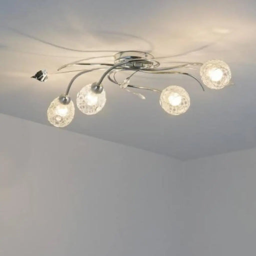 ПЛАФОН ORLEAN 4XE14 ХРОМ