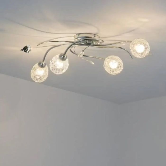 ПЛАФОН ORLEAN 4XE14 ХРОМ